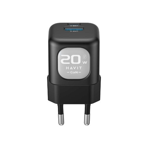 HAVIT UC220 20W GaN TRAVEL CHARGER